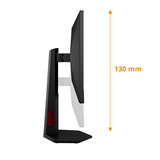 AOC 24G4ZR 23.8" gaming monitor Zwart/rood, 260Hz (OC), HDMI, DisplayPort