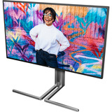 AOC U27U3CV 27" 4K Ultra HD monitor Zwart/zilver, 1x DisplayPort, 2x HDMI, 2x USB-C, 4x USB-A, 1x RJ-45