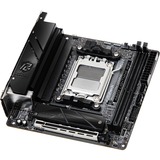 ASRock A620I Lightning WiFi socket AM5 moederbord Zwart, RAID, 2.5 Gb-LAN, WLAN, BT, Sound, Mini-ITX