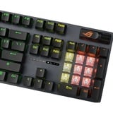 ASUS ROG Strix Scope II NX, gaming toetsenbord Zwart, US lay-out, ROG NX Snow, PBT-keycaps