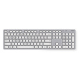 ASUS W5000 Wireless Keyboard and Mouse, desktopset Wit/grijs, US lay-out, US-International, Rubberdome, 800 - 1600 DPI, 2.4 GHz