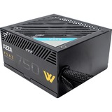 AZZA PSAZ-750W 750W voeding  Zwart
