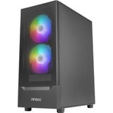 Antec NX410 midi tower behuizing Zwart | 3x USB-A | RGB | Tempered Glass