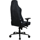 Arozzi Vernazza Supersoft Fabric - Pure Black gamestoel Zwart
