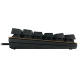 CHERRY KC 200 MX, toetsenbord Zwart/brons, US lay-out, Cherry MX2A Brown, ABS keycaps