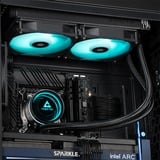 Chieftec Iceberg 240 waterkoeling Zwart, RGB