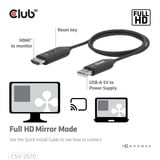 Club 3D Wireless USB-C to HDMI Transmitter and Receiver adapter Zwart