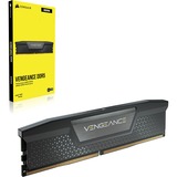 Corsair 64 GB DDR5-5600 Kit werkgeheugen Zwart, CMK64GX5M2B5600C40, Vengeance, XMP