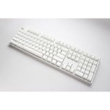 Ducky One 3 Classic Pure White RGB mechanisch toetsenbord Wit, US lay-out (QWERTY), Cherry MX Blue, 100%, RGB led, Double-shot PBT, Hot-swappable, QUACK Mechanics