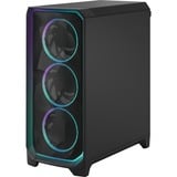 Fractal Design Meshify 3 RGB TG Light Tint midi tower behuizing Zwart | 2x USB-A | 1x USB-C | RGB | Tempered Glass