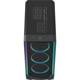 Fractal Design Meshify 3 RGB TG Light Tint midi tower behuizing Zwart | 2x USB-A | 1x USB-C | RGB | Tempered Glass