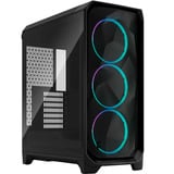 Fractal Design Meshify 3 RGB midi tower behuizing Zwart | 2x USB-A | 1x USB-C | RGB | Tempered Glass
