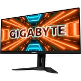 GIGABYTE M34WQ 34" UltraWide gaming monitor Zwart, 2x HDMI, 1x DisplayPort, AMD Free-Sync, 144Hz