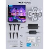 Govee RGBIC Outdoor Neon Rope Light sfeerverlichting 10 meter, 2,4GHz wifi + Bluetooth