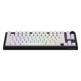 Hator Skyfall Wireless, gaming toetsenbord Zwart, US lay-out, HATOR Aurum Lemon, 80% (TKL), RGB, Double shot ABS, Hot-swap, 2.4GHz / Bluetooth / USB-C