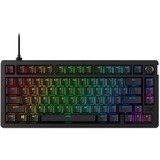 HyperX HyperX Alloy Rise 75, gaming toetsenbord Zwart, US lay-out, HyperX Red, 75%, RGB leds, PBT Keycaps, hot swap