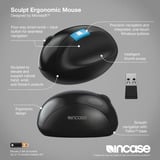 INCASE Designed by Microsoft Sculpt Ergonomic Mouse Zwart