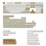 Keychron Cherry Profile Double - Shot PBT Full Set Keycaps - Camel Wit/beige, 218 stuks