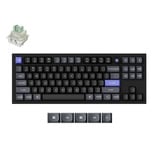 Keychron Q3 HE 8K Magnetic Switch Keyboard Zwart, US lay-out (QWERTY), Keychron Ultra-Fast Lime, 80% (TKL)	, 80% (TKL), RGB, Hot swap, 8K