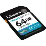 Kingston Canvas Go! Plus SDXC 64 GB geheugenkaart Zwart, Class 10, UHS-I U3, V30