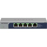 Netgear 5-poorts Multi-Gigabit 2,5G Ethernet Unmanaged switch, MS105 Grijs