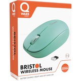 Qware Bristol Draadloze Muis Mint, 1200 DPI