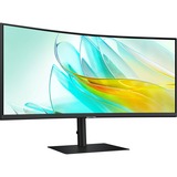 SAMSUNG ViewFinity LS34C652UAUXEN 34" Curved UltraWide monitor Zwart, HDMI, DisplayPort, Sound, RJ-45, USB-C