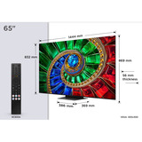 TCL 65RM7L RGB-Mini LED 4K Ultra HD Smart TV 65" Ultra HD Lcd Zwart, 4x HDMI, USB-A, LAN, WiFi, BlueTooth
