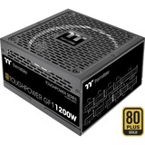 Thermaltake Toughpower GF1 1200W voeding Zwart, 6x PCIe, Full kabel-management