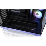 Thermaltake  midi tower behuizing Paars | 2x USB-A | 1x USB-C | RGB | Window