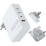 Xtorm 140W GaN-Ultra Travel Adapter + USB-C PD Kabel Wit