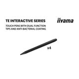 iiyama ProLite TE7512MIS-B4AG 75" 4K Ultra HD Public Display Zwart (mat), 2x HDMI | 1x DisplayPort | VGA | LAN | WiFi | 24/7 | Touch