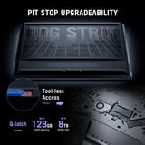 ASUS ROG Strix SCAR 18 G835LWG-TQ327W 18"  gaming laptop Zwart | Ultra 9 290HX+ | RTX 5080 | 32 GB | 2 TB SSD