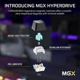 Corsair K70 PRO TKL mechanisch gaming toetsenbord Zwart, US lay-out (QWERTY), Corsair MGX Hyperdrive, 80% (TKL)	, 8K, RGB, ABS double-shot keycaps