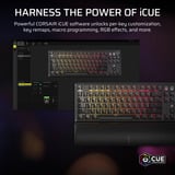 Corsair K70 PRO TKL mechanisch gaming toetsenbord Zwart, US lay-out (QWERTY), Corsair MGX Hyperdrive, 80% (TKL)	, 8K, RGB, ABS double-shot keycaps