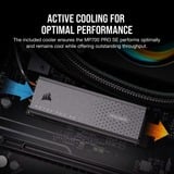 Corsair MP700 PRO SE met koeler 4 TB SSD PCIe 5.0 x4 NVMe 2.0, M.2 2280 