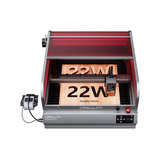 Creality Falcon2 Pro 22W Laser Engraver and Cutter lasergraveermachine Grijs/rood