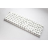 Ducky One 3 Classic Pure White RGB mechanisch toetsenbord Wit, US lay-out (QWERTY), Cherry MX Red, 100%, RGB led, Double-shot PBT, Hot-swappable, QUACK Mechanics