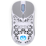 ENDORFY LIV Wireless Onyx White gaming muis Wit, 12.000 DPI, ARGB, USB-C / 2.4 GHz / Bluetooth