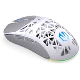 ENDORFY LIV Wireless Onyx White gaming muis Wit, 12.000 DPI, ARGB, USB-C / 2.4 GHz / Bluetooth