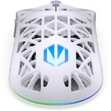 ENDORFY LIV Wireless Onyx White gaming muis Wit, 12.000 DPI, ARGB, USB-C / 2.4 GHz / Bluetooth