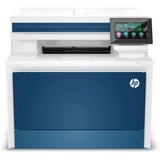 HP Color LaserJet Pro MFP 4302fdw all-in-one kleurenlaserprinter met faxfunctie Wit/blauw, Printen, kopiëren, scannen, fax, USB, LAN, WLAN
