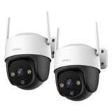 Imou Cruiser 2C 2K bundel beveiligingscamera Wit, 2 stuks, 3MP (2304*1296), Wifi 6, LAN