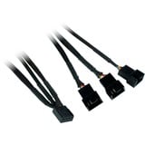 Inter-Tech Argus RGB Fan Set RS-14 case fans Zwart, 3 stuks, 140 x 140 x 25 mm, PWM