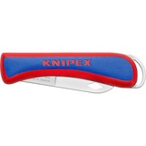 KNIPEX Electriciën Zakmes 16 20 50 SB Rood/blauw, Lengte 120mm