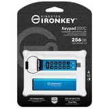 Kingston IronKey Keypad 200 256 GB usb-stick USB-C 3.2 (5 Gbit/s)