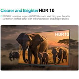 Koorui E2741A 27" 4K Ultra HD monitor Zwart, 1x DisplayPort, 2x HDMI, HDMI, DisplayPort, AMD Free-Sync