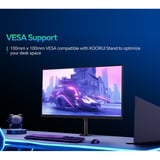 Koorui E2741A 27" 4K Ultra HD monitor Zwart, 1x DisplayPort, 2x HDMI, HDMI, DisplayPort, AMD Free-Sync
