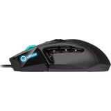 LORGAR Stricter 579 gaming muis Zwart, 400 - 12000 dpi, RGB, OLED Display