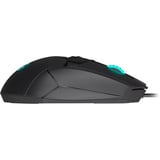 LORGAR Stricter 579 gaming muis Zwart, 400 - 12000 dpi, RGB, OLED Display